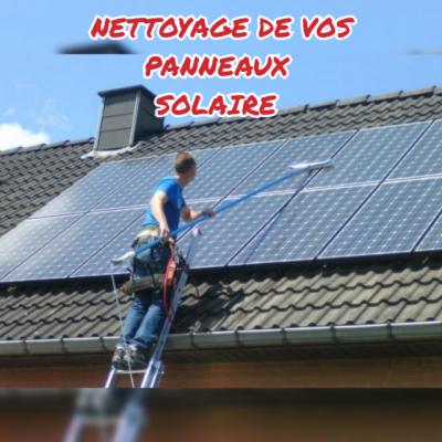 Nettoyage de vos panneaux solaires 